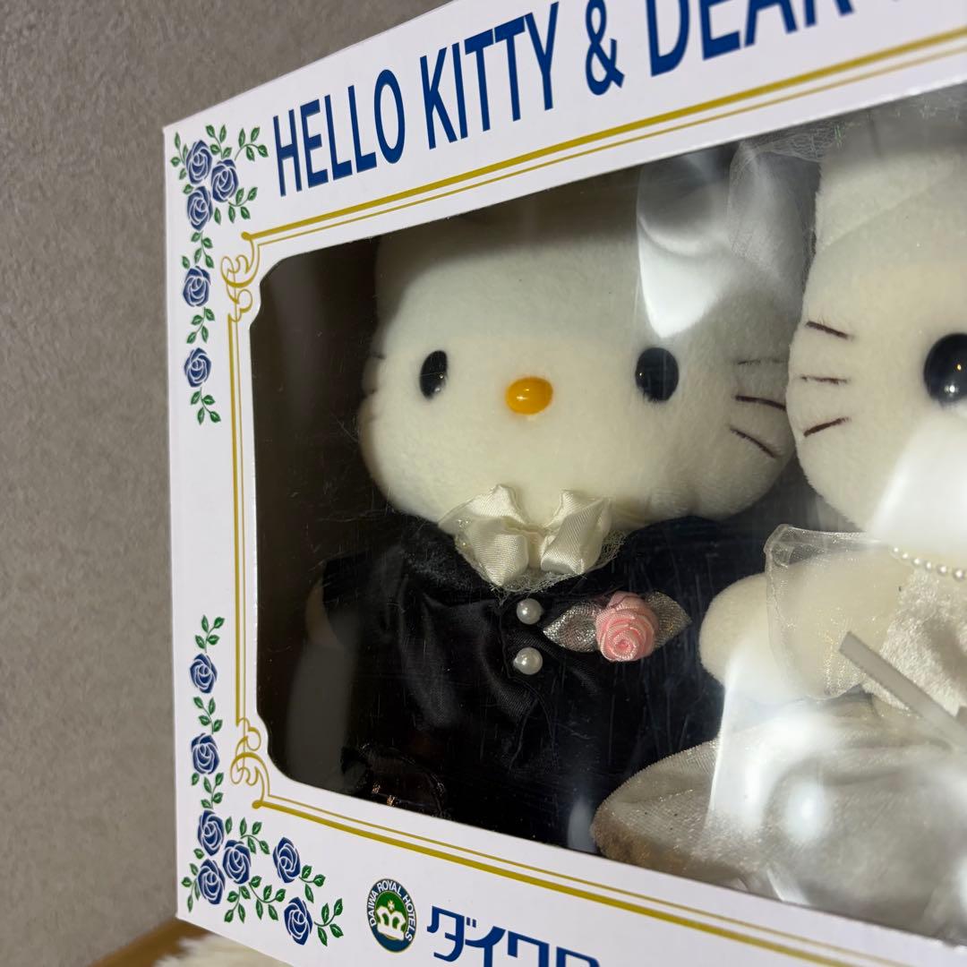 極美品】ハローキティ ダニエル 結婚式 ぬいぐるみ ダイワロイヤル