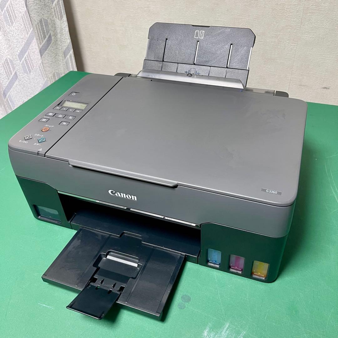 G3360 Canon キャノン ギガタンク搭載 A4 インクジェット複合機 - メルカリ