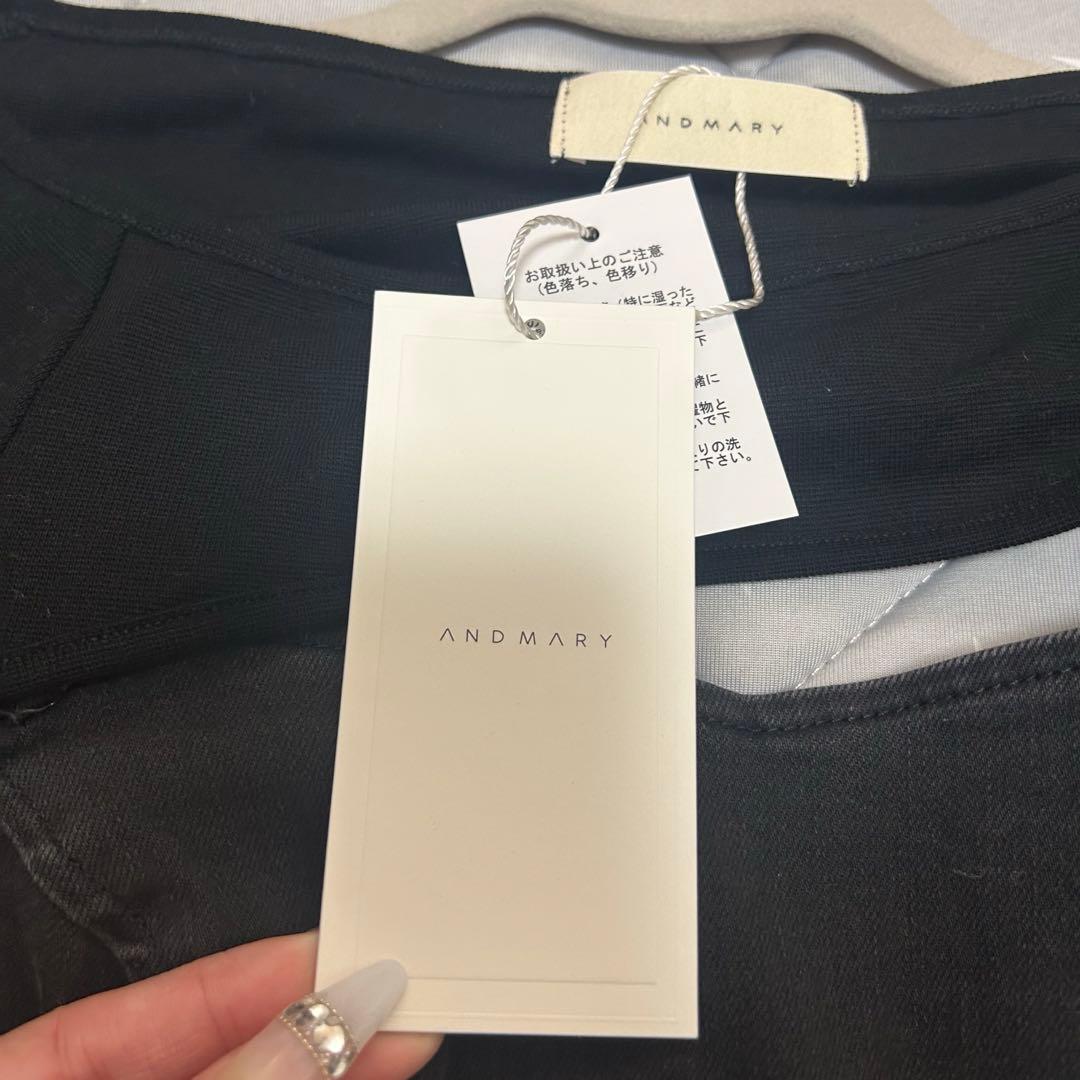 andmary Bonnie denim mini dress - メルカリ