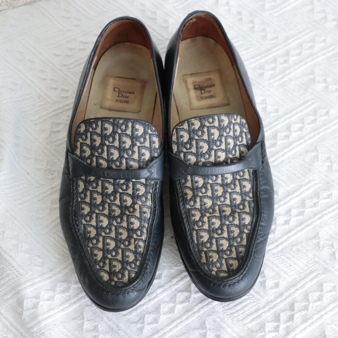 希少！クリスチャンディオール オブリーク トロッター ローファー