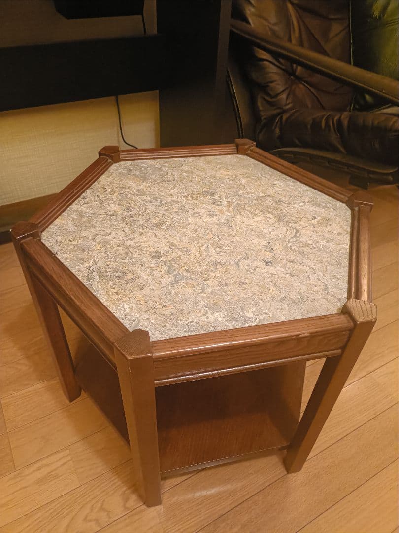 BROOKS HEXAGON TABLE ブルックス ヘキサゴンテーブル　グレー BROOKS HEXAGON TABLE / GRAY | JOURNAL STANDARD FURNITURE