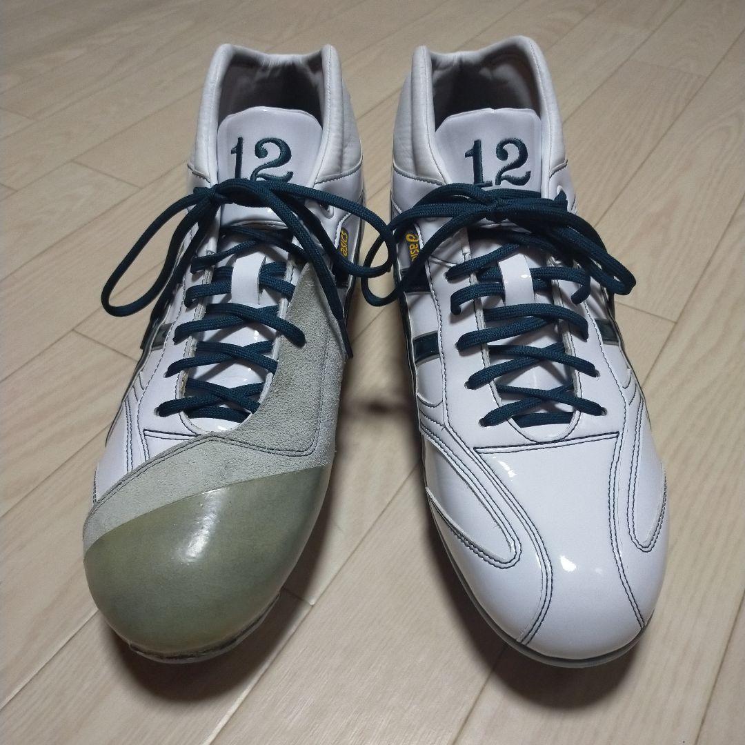 新品 asics アシックス 野球 ミドルカット スパイク オーダー 28cm