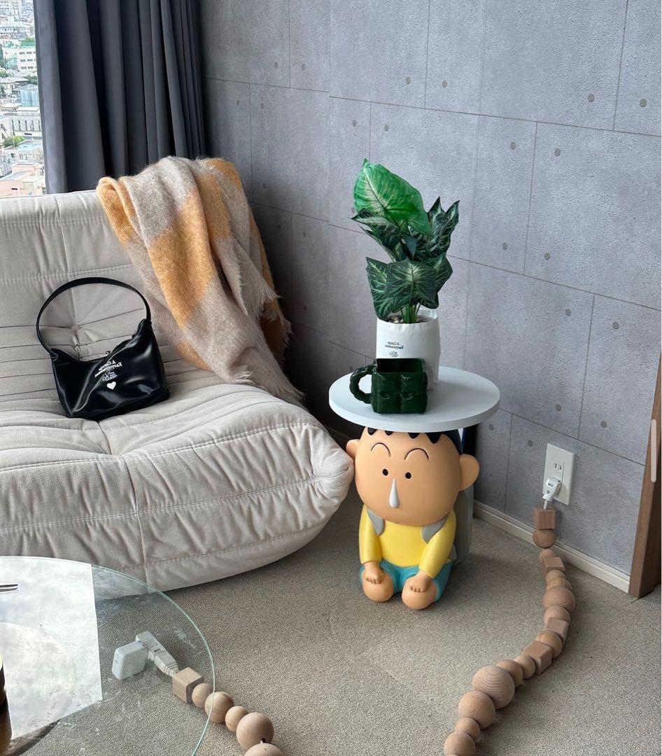 SNS大人気】 クレヨンしんちゃん ボーちゃん サイドテーブル 机 家具