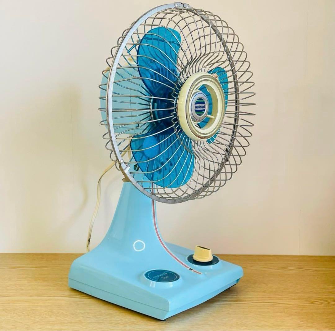 昭和レトロ ナショナル 卓上扇風機 F-23F 1M - メルカリ
