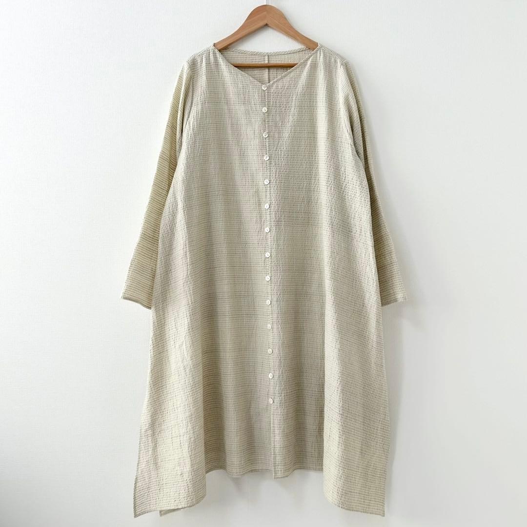 美品✨ヨーガンレール　ワンピース　ライトグリーン　シルク　コットン ヨーガンレール 10のドレス | Jurgen Lehl etc.