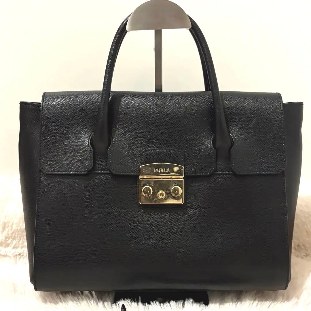 新品未使用級✨フルラ 2WAY メトロポリス サッチェルバック ショルダー