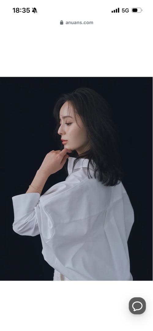 anuans スタンダードシャツ ラベンダー - メルカリ