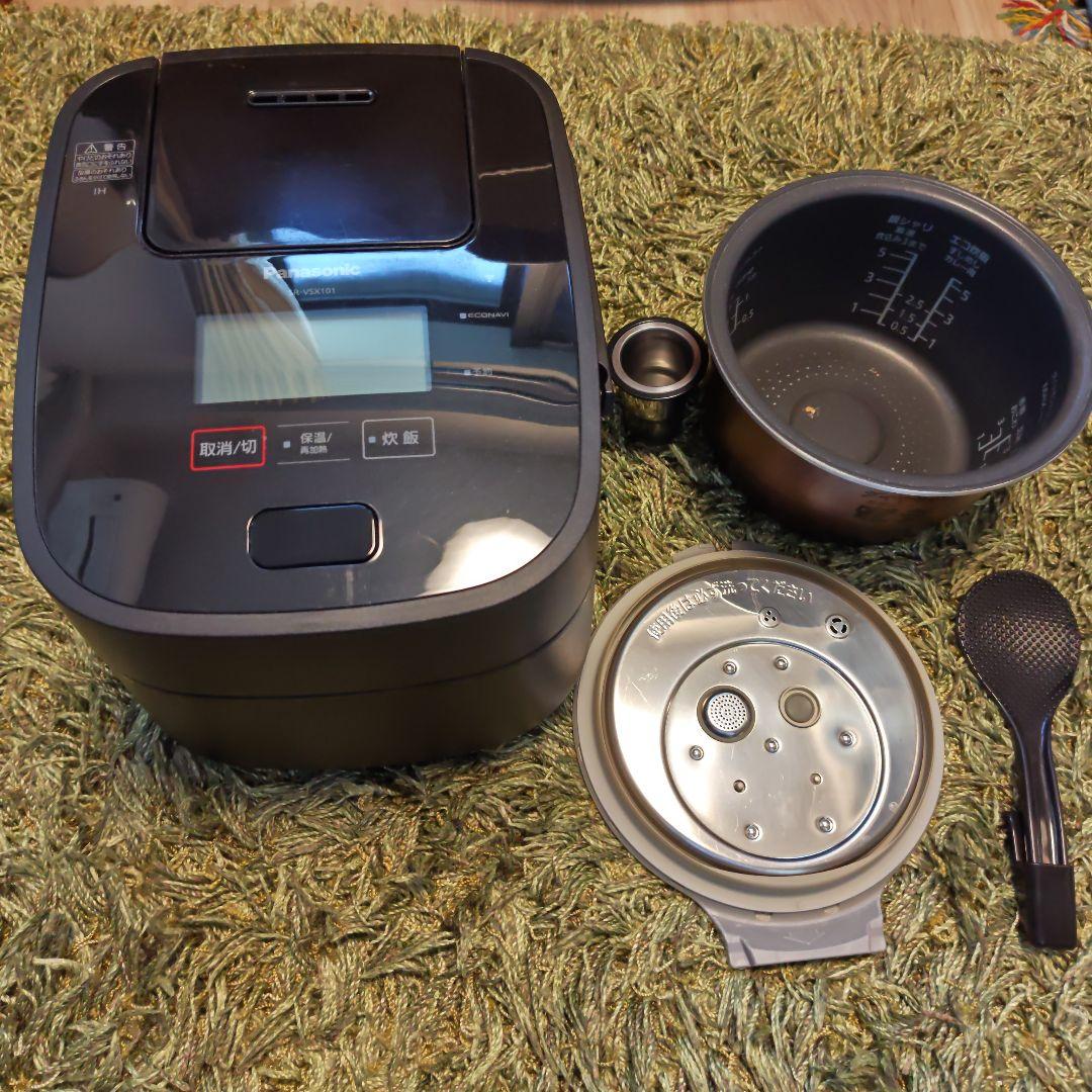 Panasonic SR-SSX100 炊飯器 1.0L ブラック