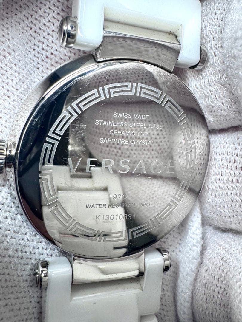 VERSACE ホワイトセラミック 腕時計 - メルカリ