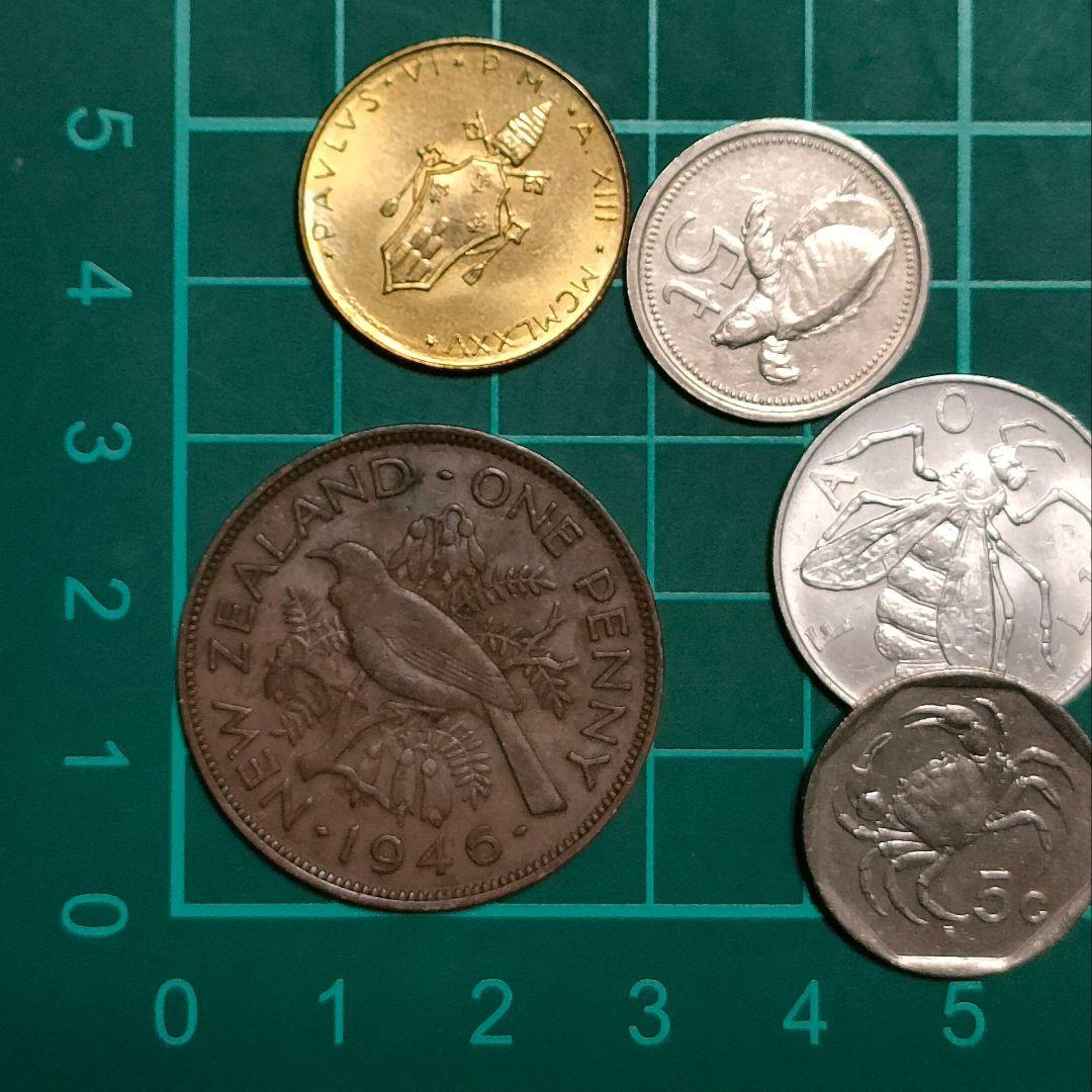 世界の動物、昆虫コイン④ 外国コイン 硬貨 貨幣 古銭 - メルカリ