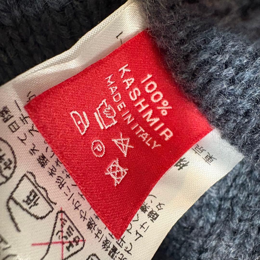 PIACENZA ピアチェンツァ カシミア100％ ケーブル編ニット イ