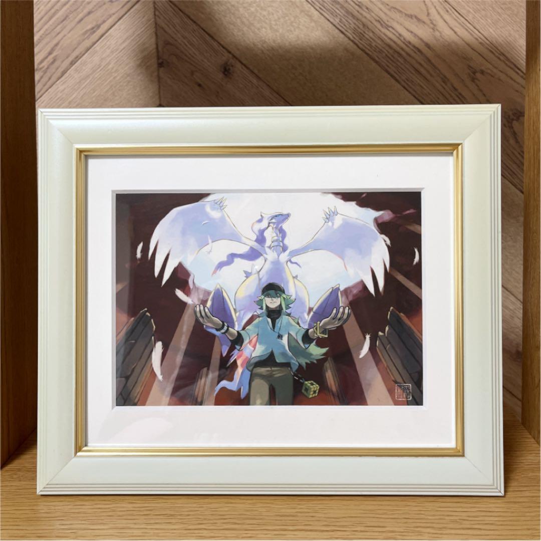 ポケモンセンター】コレクタブルアート「Nのレシラム」【ポケモンBW