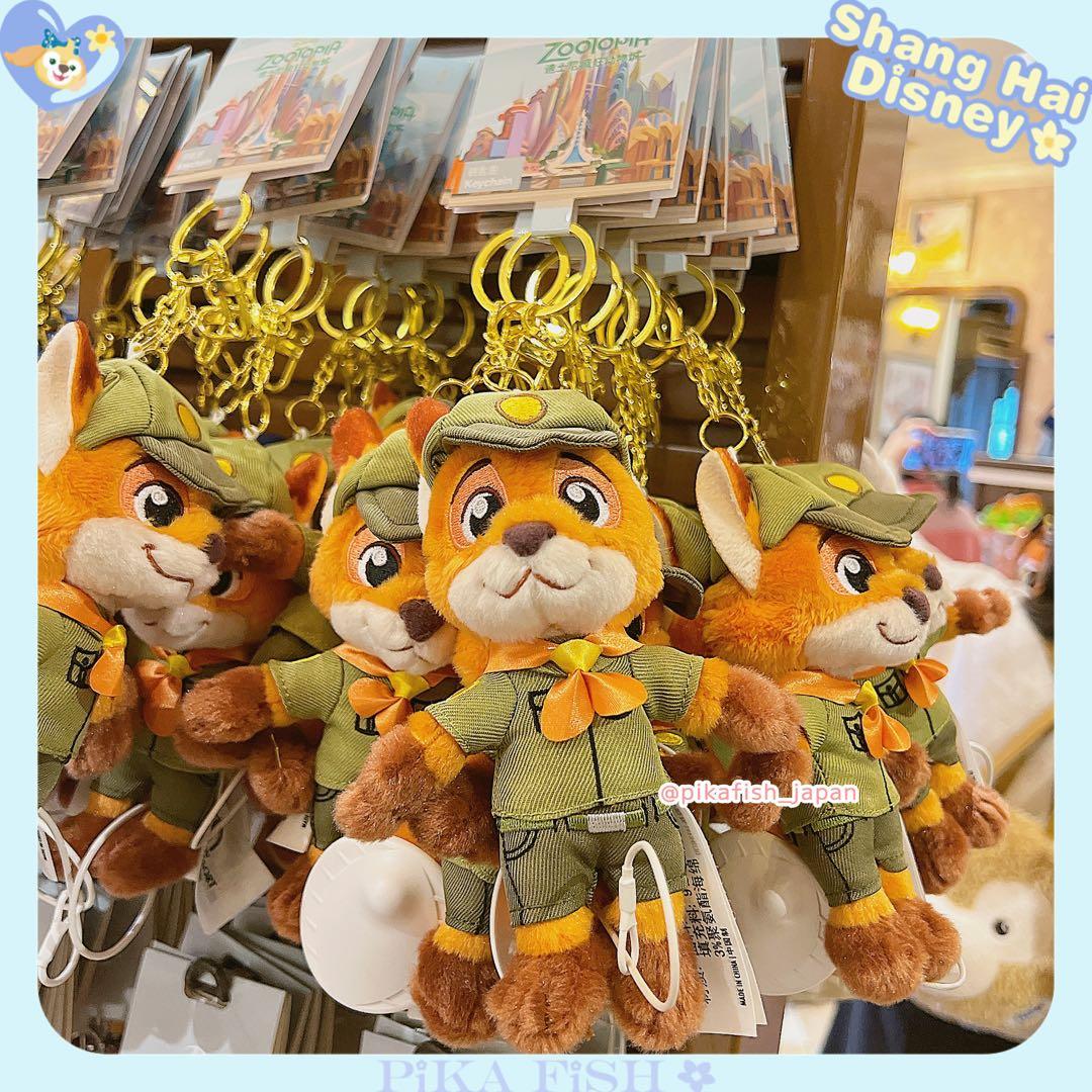 現地購入☆正規品】ニック ズートピア ぬいぐるみキーホルダー 上海