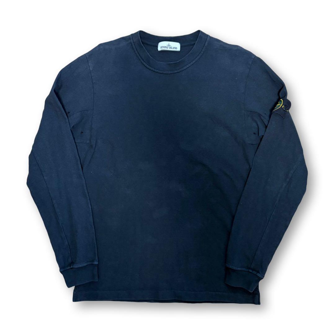 正規品 STONE ISLAND コットン クルーネック トレーナー Lサイズ
