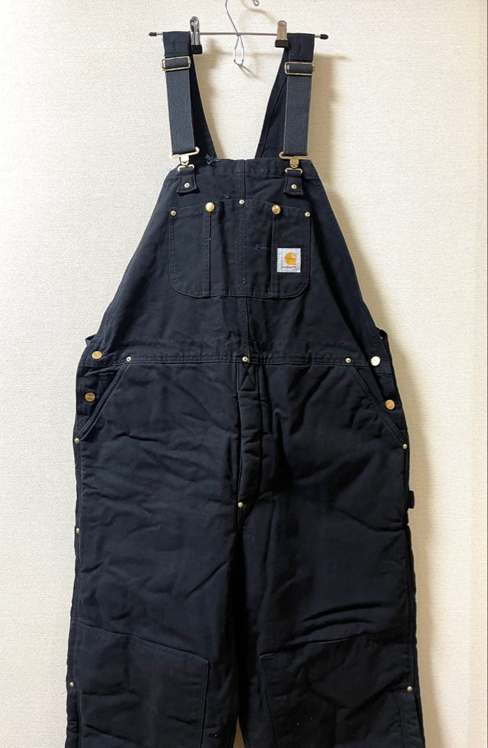 2002年 USA製 カーハート ダック ダブルニー オーバーオール ブラック 楽天市場】00s carhartt R01 BLK ダブルニー ダック オーバーオール 黒