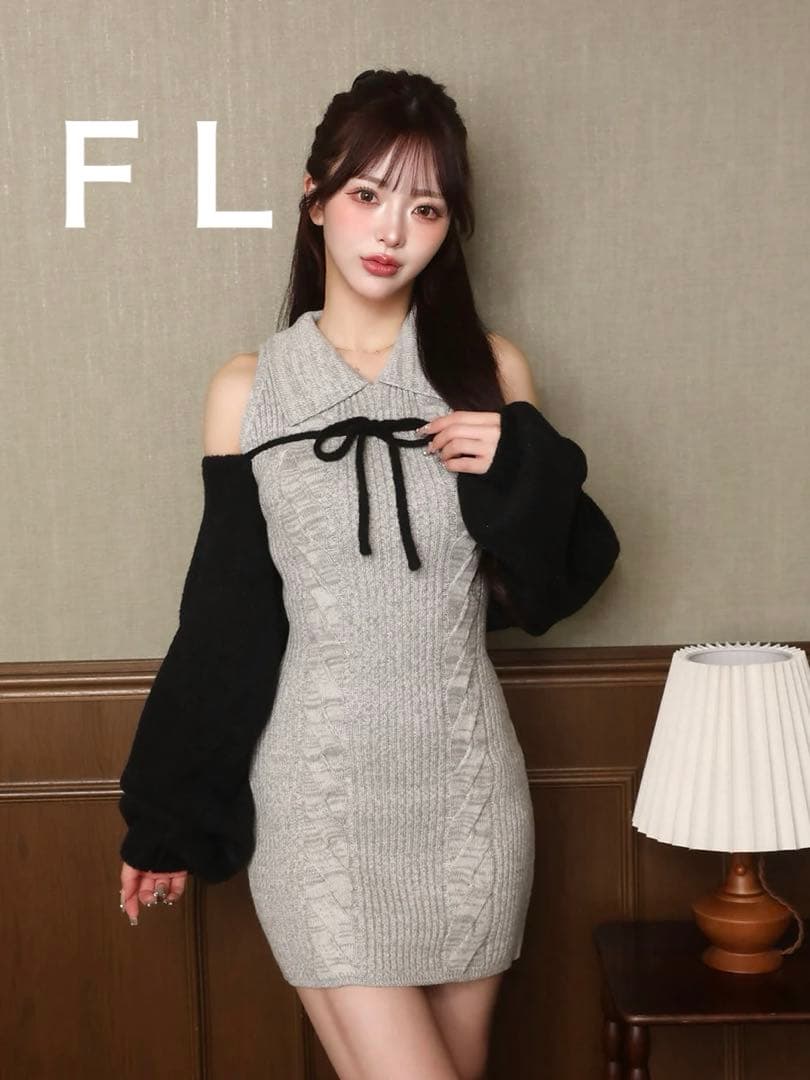 Darich ダーリッチ　ショートボレロニットミニワンピース FLサイズ ショートボレロニットミニワンピース – Darich (ダーリッチ)