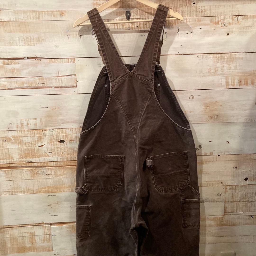 Carhartt ダブルニー オーバーオール ブラウン 焦茶 カーハート W38