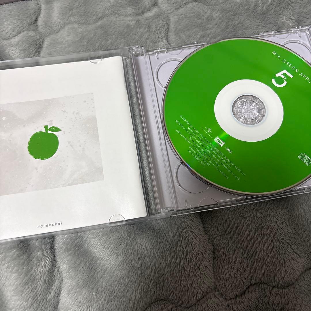 初回限定版 Mrs. GREEN APPLE 「5 」CD＋DVD2枚組 - メルカリ