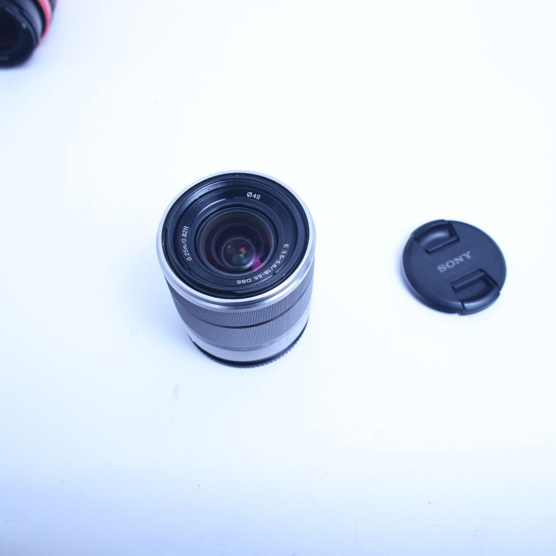 SONY NEX-3 ボディ レンズ+単焦点レンズ バッテリー充電器SDカード付