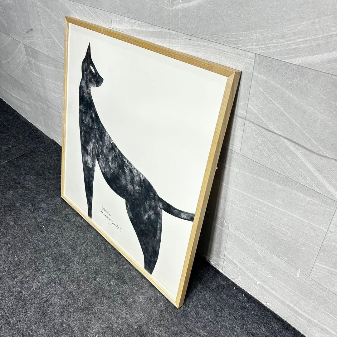 IDEE アートポスター 山口一郎 kuro neko 猫 黒猫 d5074 - メルカリ