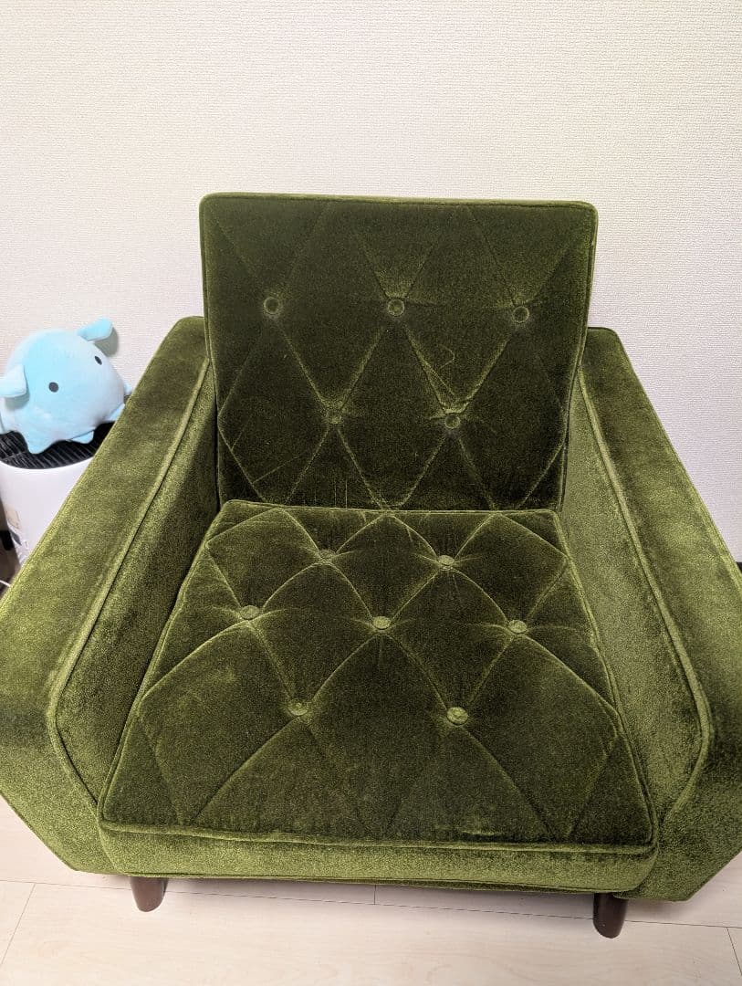 カリモク 60 ロビーチェア 1シーター モケットグリーン ロビーチェア1シーター｜オンラインストア｜カリモク60オフィシャル