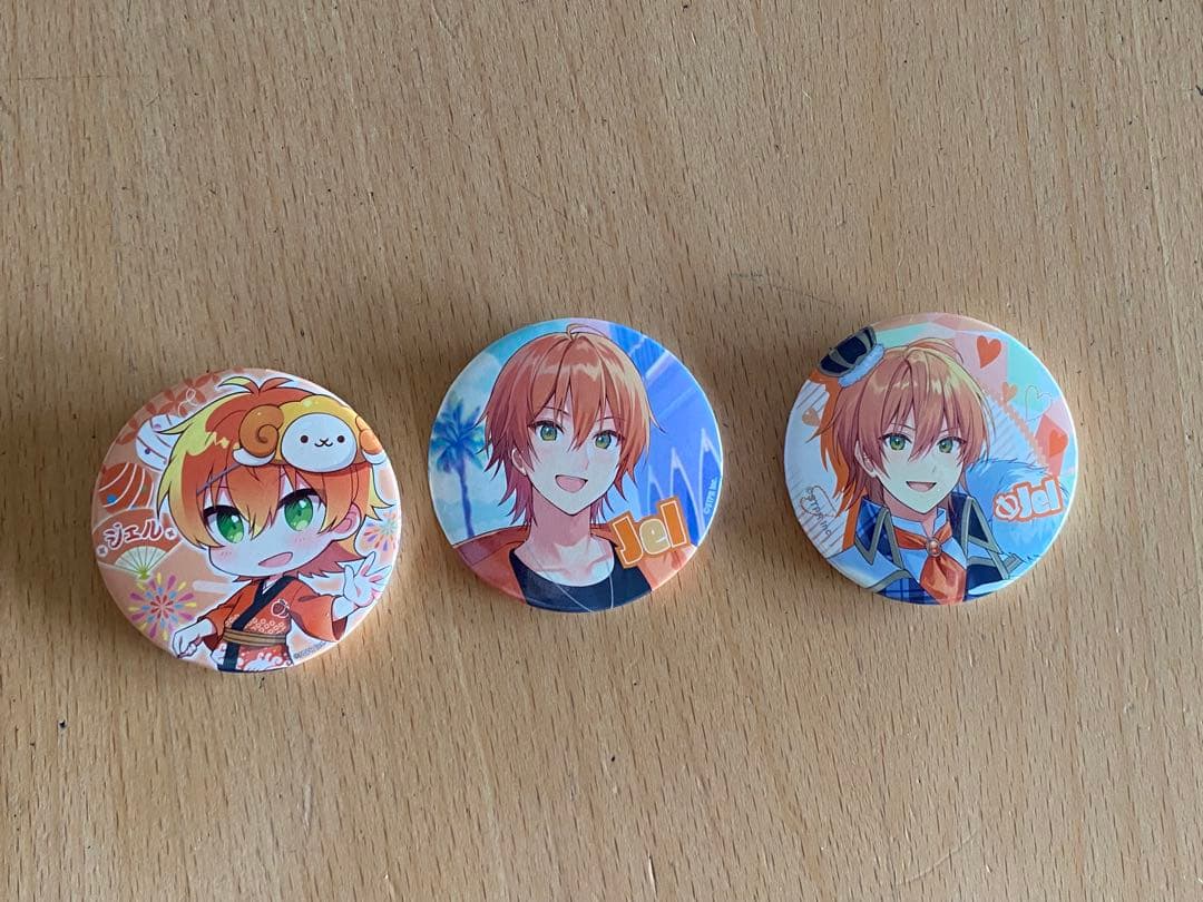 すとぷり ジェル 缶バッジ - メルカリ