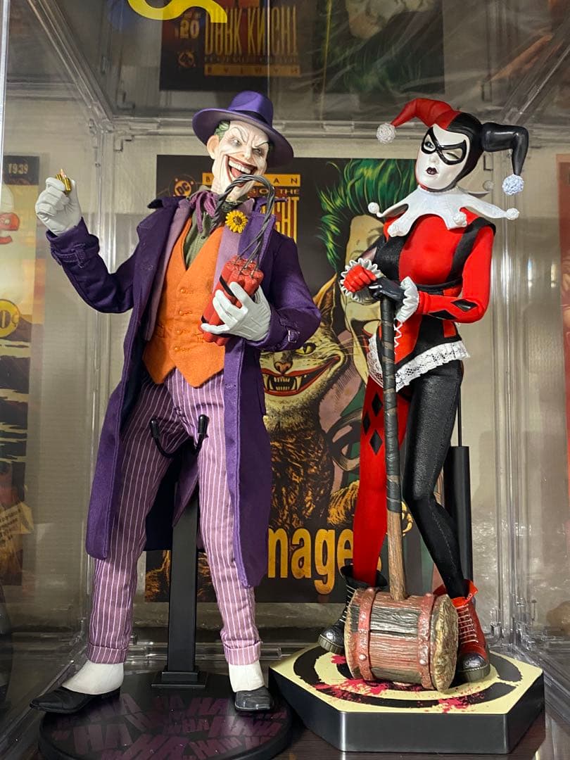 サイドショウ　1/6 バットマン　ジョーカー　ハーレイクイン DCマルチバース/ バットマン アニメイテッドシリーズ: Mad Love