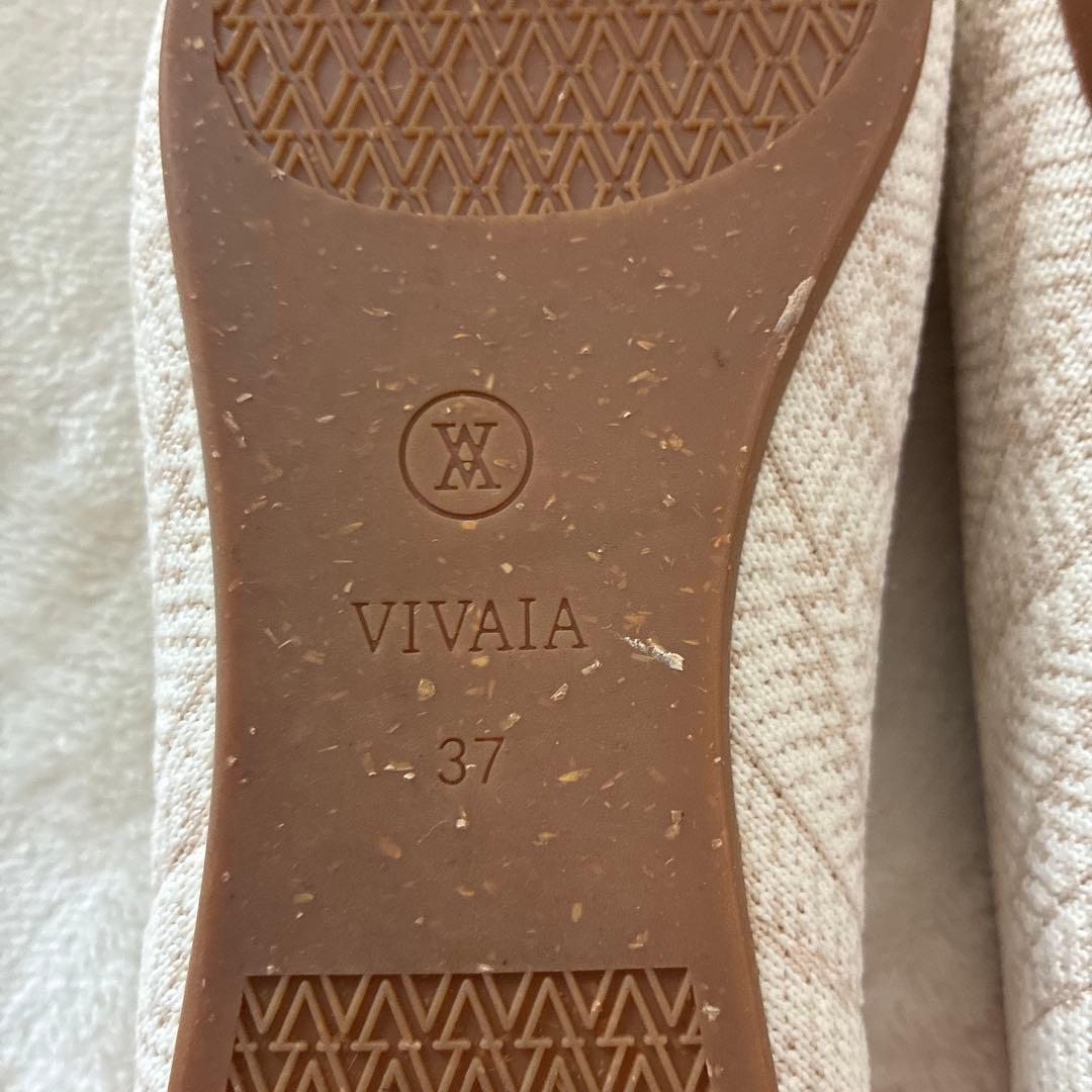 VIVAIA ビバイア フラットシューズ サイズ37 ベージュ