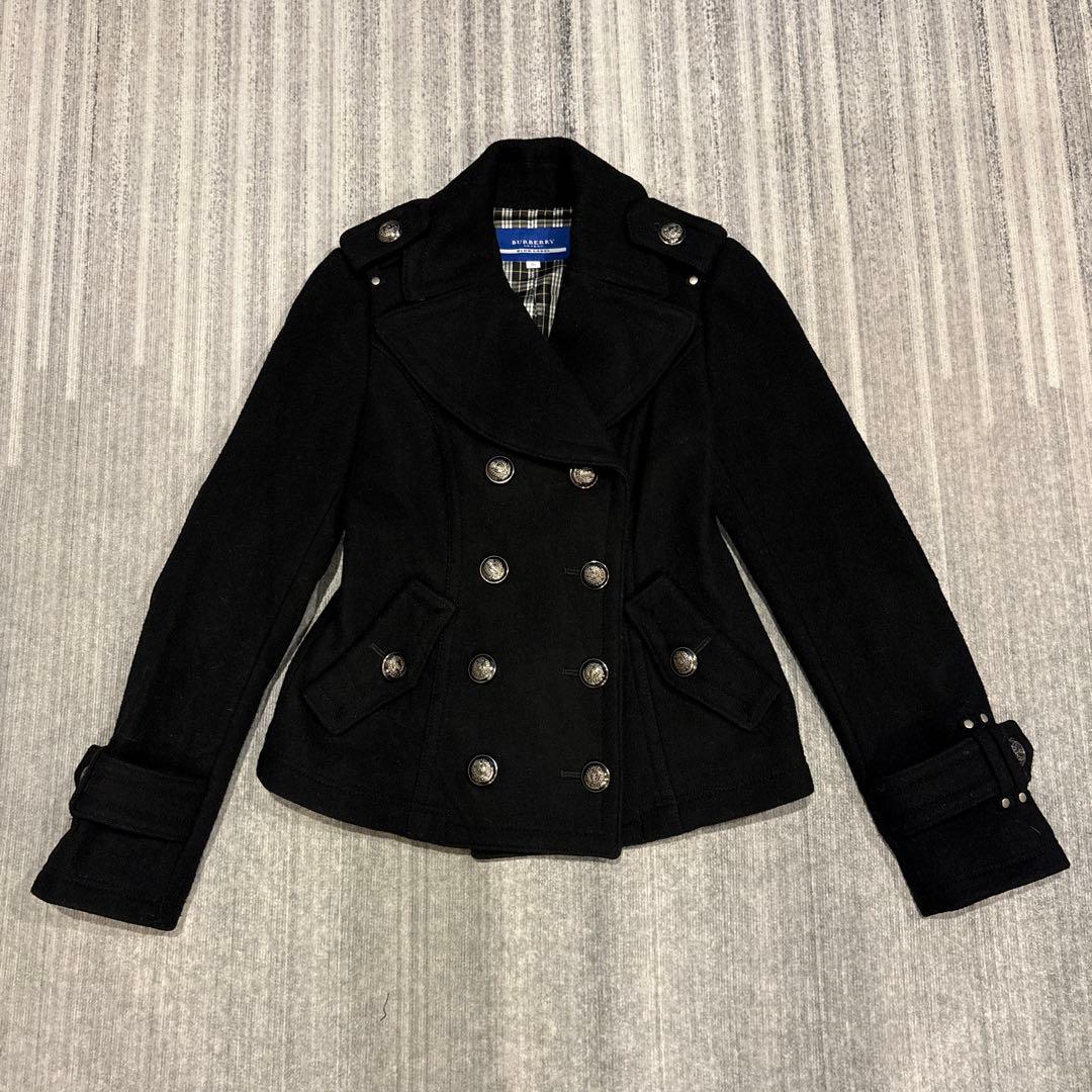 BURBERRY BLUE LABEL ピーコート 36号 y2k グランジ