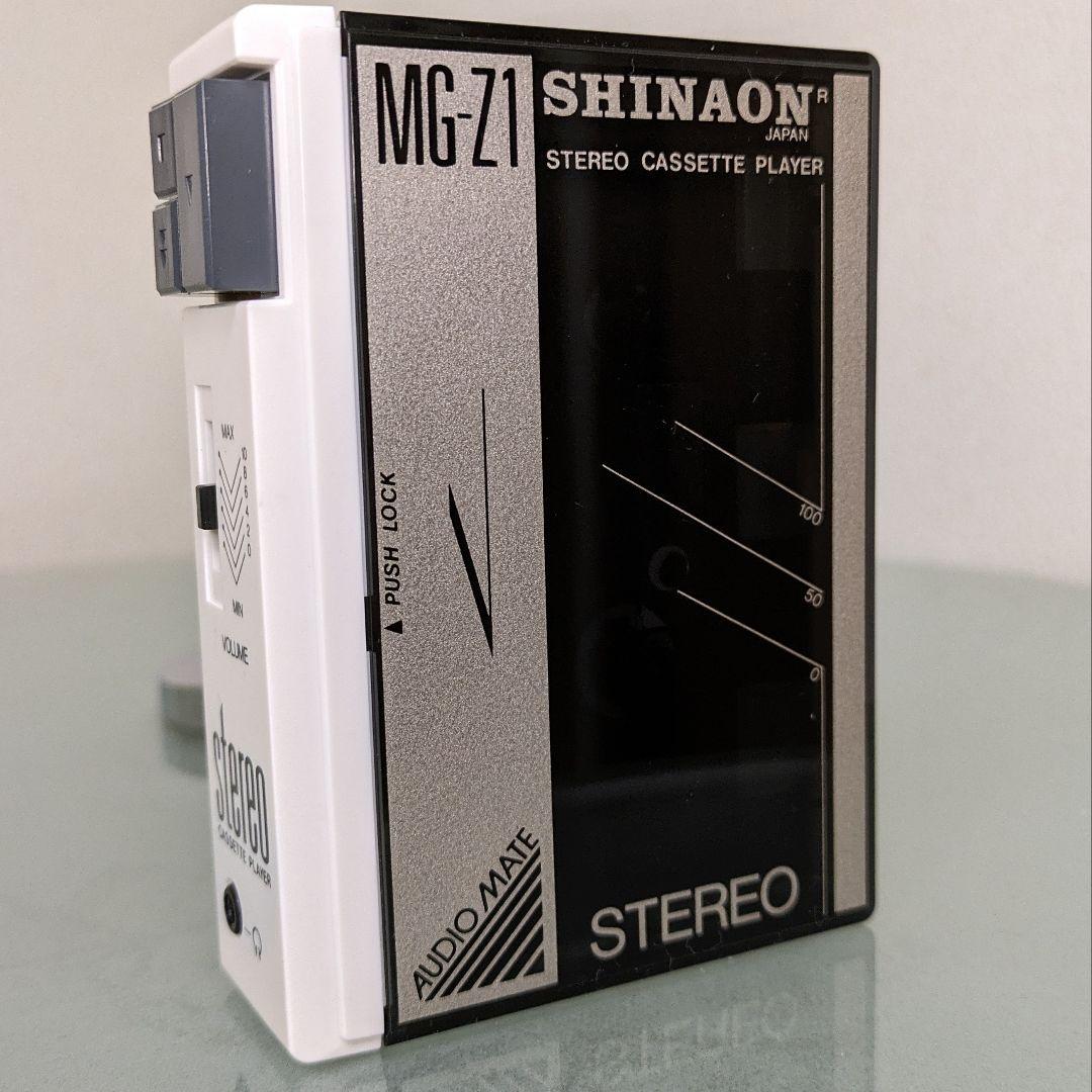 動作品】SHINAON ポータブルカセットプレーヤー MG-Z1 - メルカリ