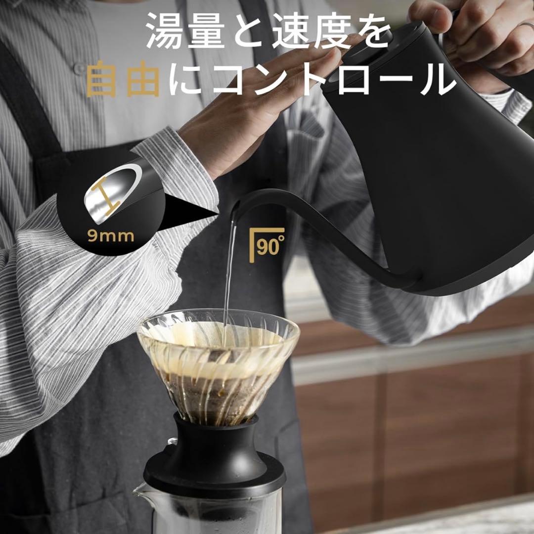 GW特化Epeios（エペイオス）電気ケトル 0.9L｜1℃単位で温度調整ケトル