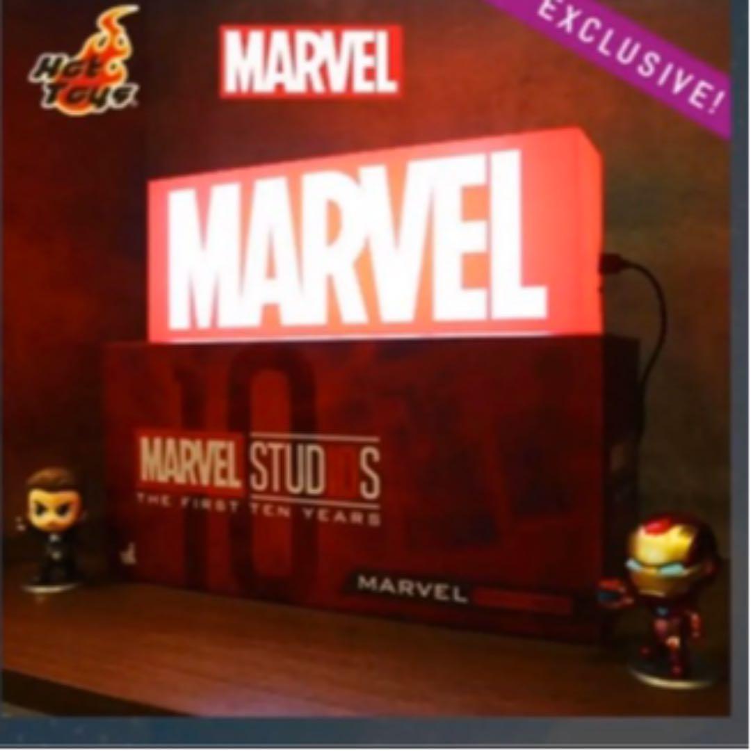 トイサピ限定 ホットトイズ マーベル(MARVEL) BIGロゴライトBOX - メルカリ