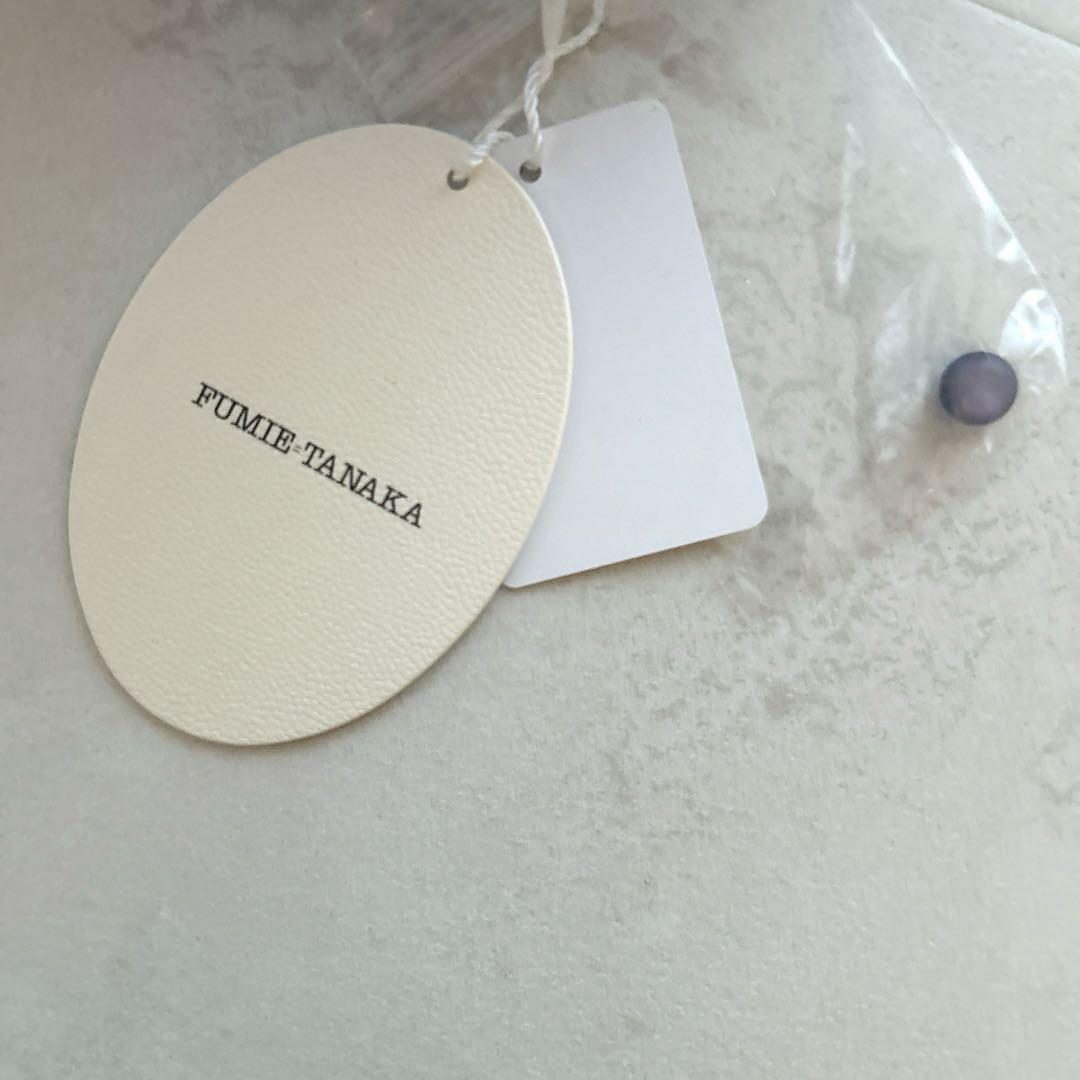 タグ付✨24SS✨現行 フミエタナカ シアーギャザーシャツ ブルー フリル