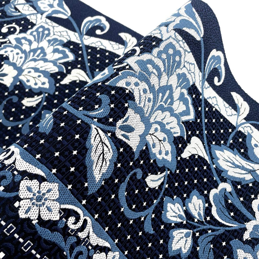 帯5096 ○高級 正絹 松葉仕立て 名古屋帯