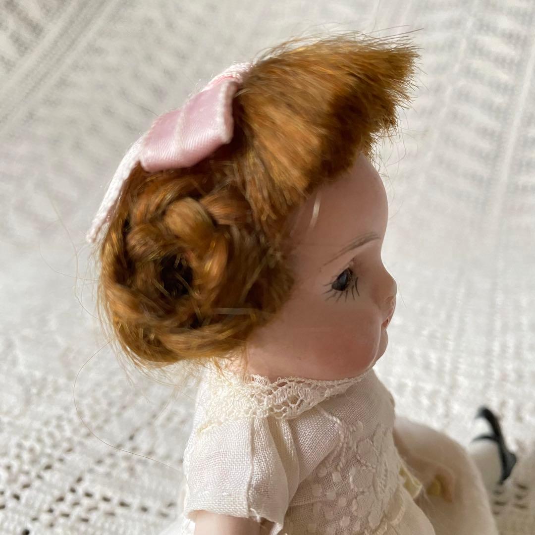 アンティークビスクドール ケストナー ミニョネットと小さな羊のセット