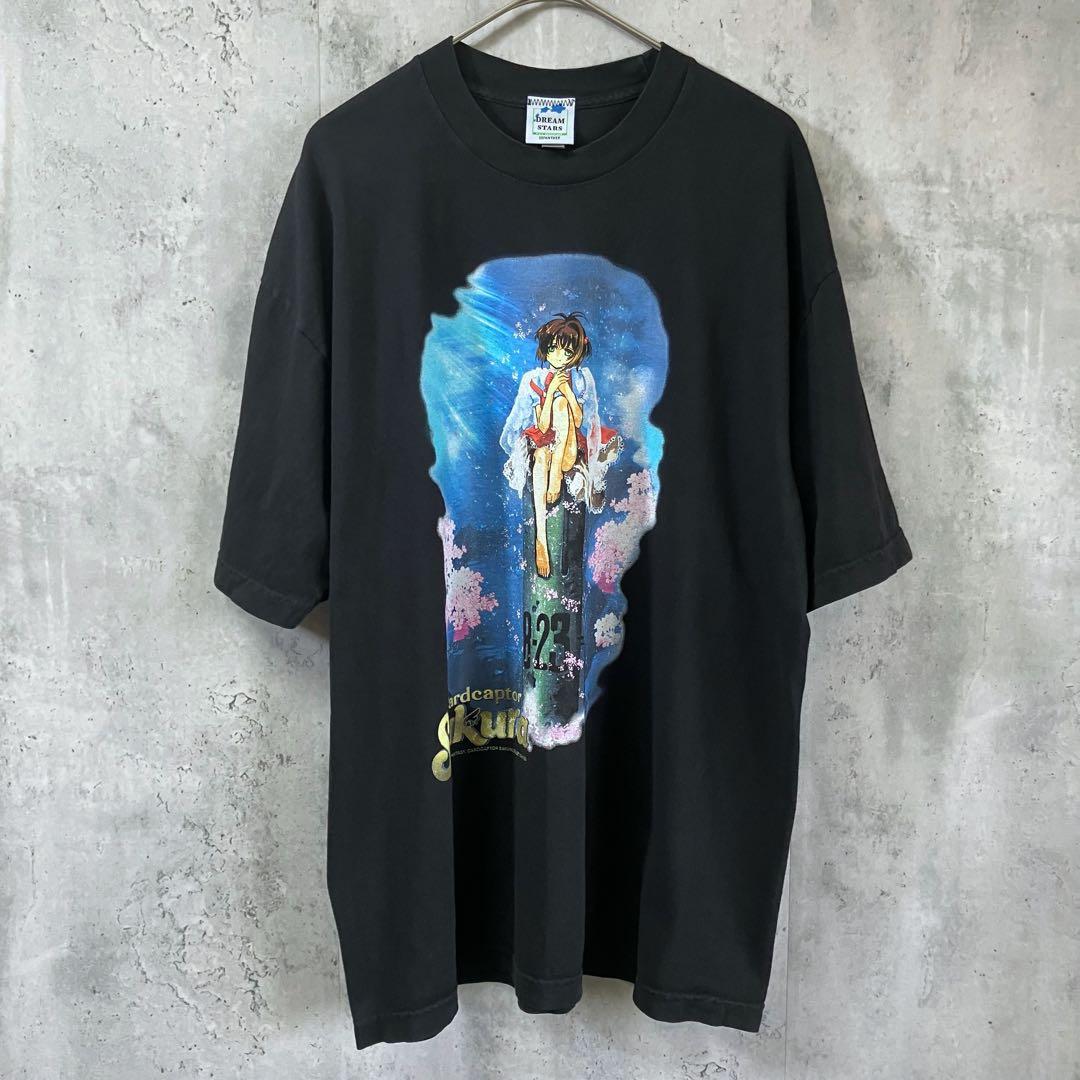 L】カードキャプターさくら アニメ Tシャツ 古着 - メルカリ
