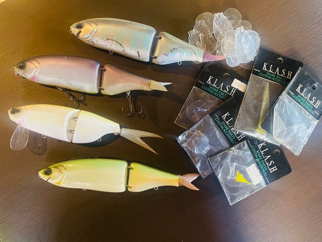 DRT クラッシュ9 ビッグベイトルアー 4個セット DRT タイニークラッシュ ルアー NFクローム ビックベイト TiNY KLASH 9