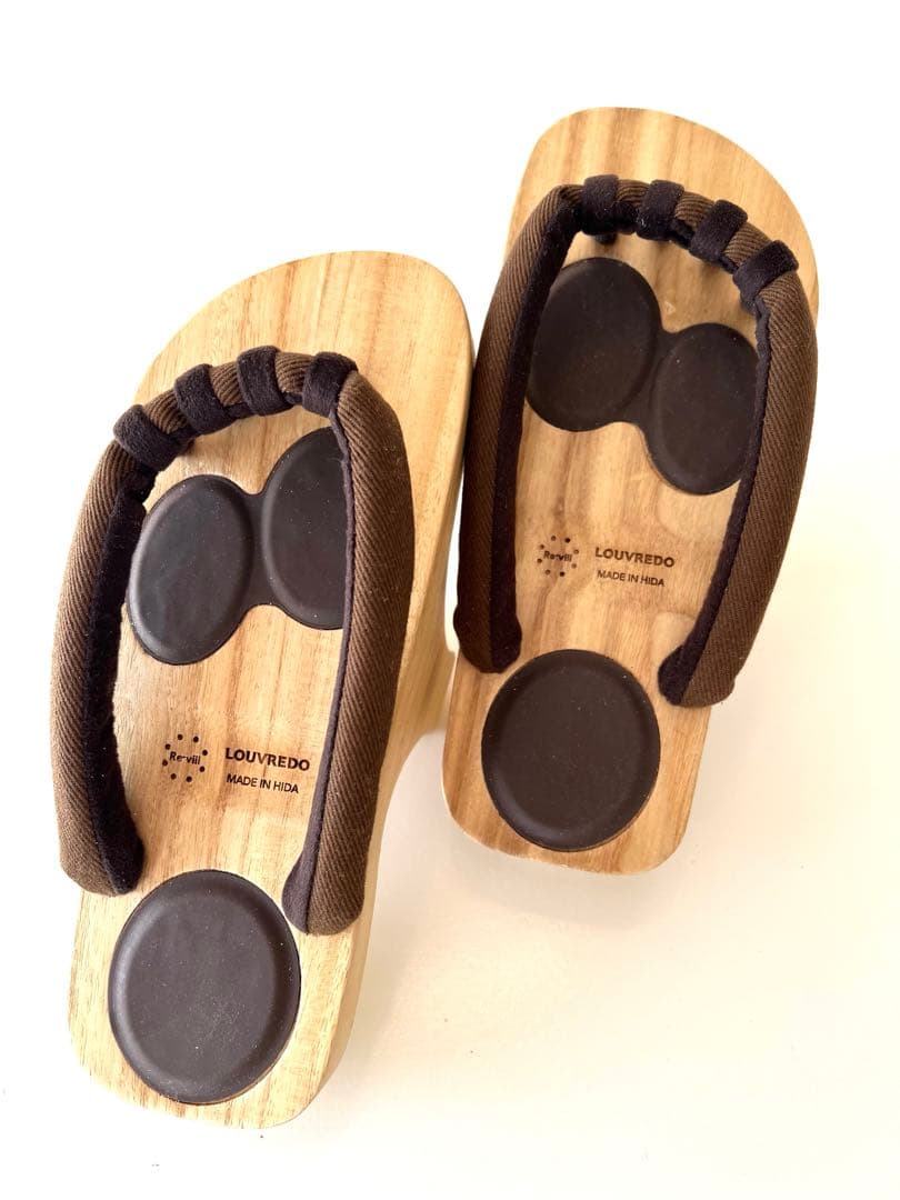 ルーヴルドー　レディース　あしゆびひろ下駄　サイズ　23.5 あしゆびひろ下駄 | LOUVREDO ルーヴルドー