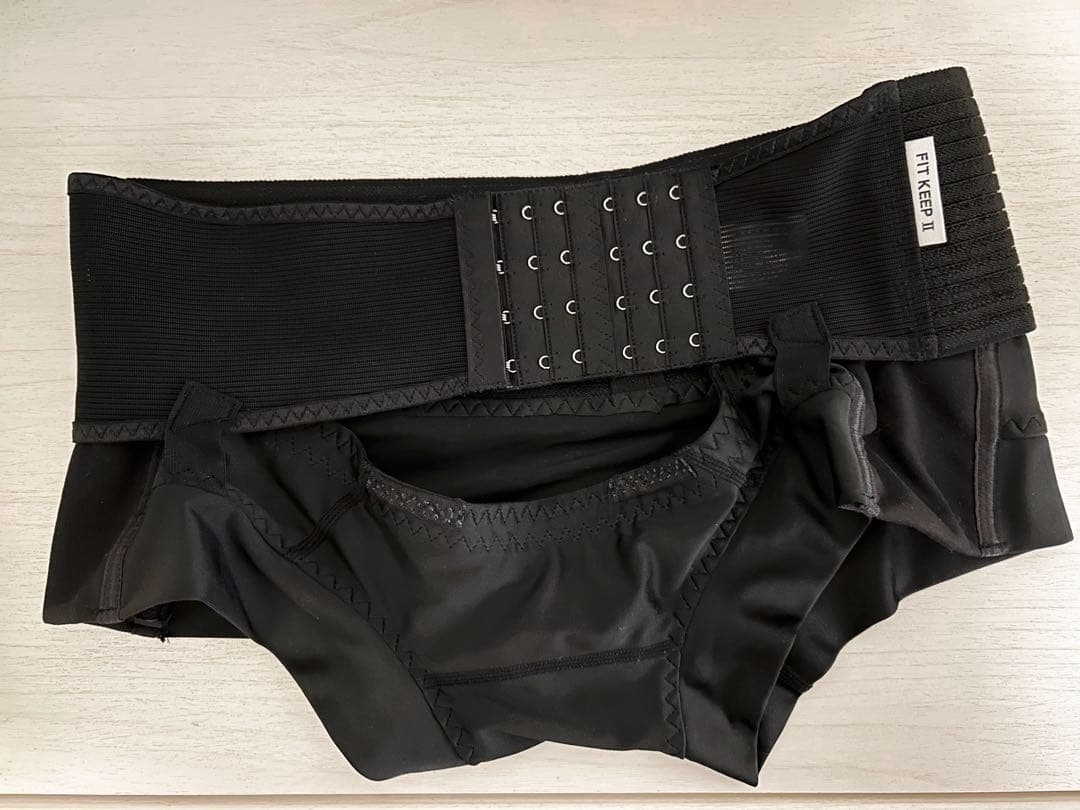 フィットキープ2 (FIT KEEP II)ブラック 骨盤ベルト Lサイズ
