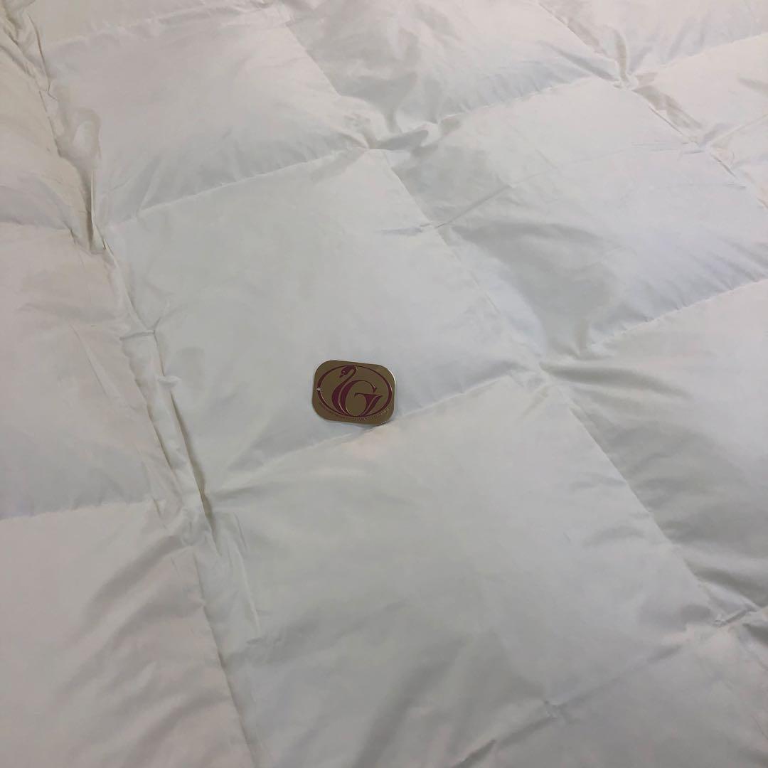 羽毛布団 シングル ニューゴールド 生成り 日本製 150×210cm 特価