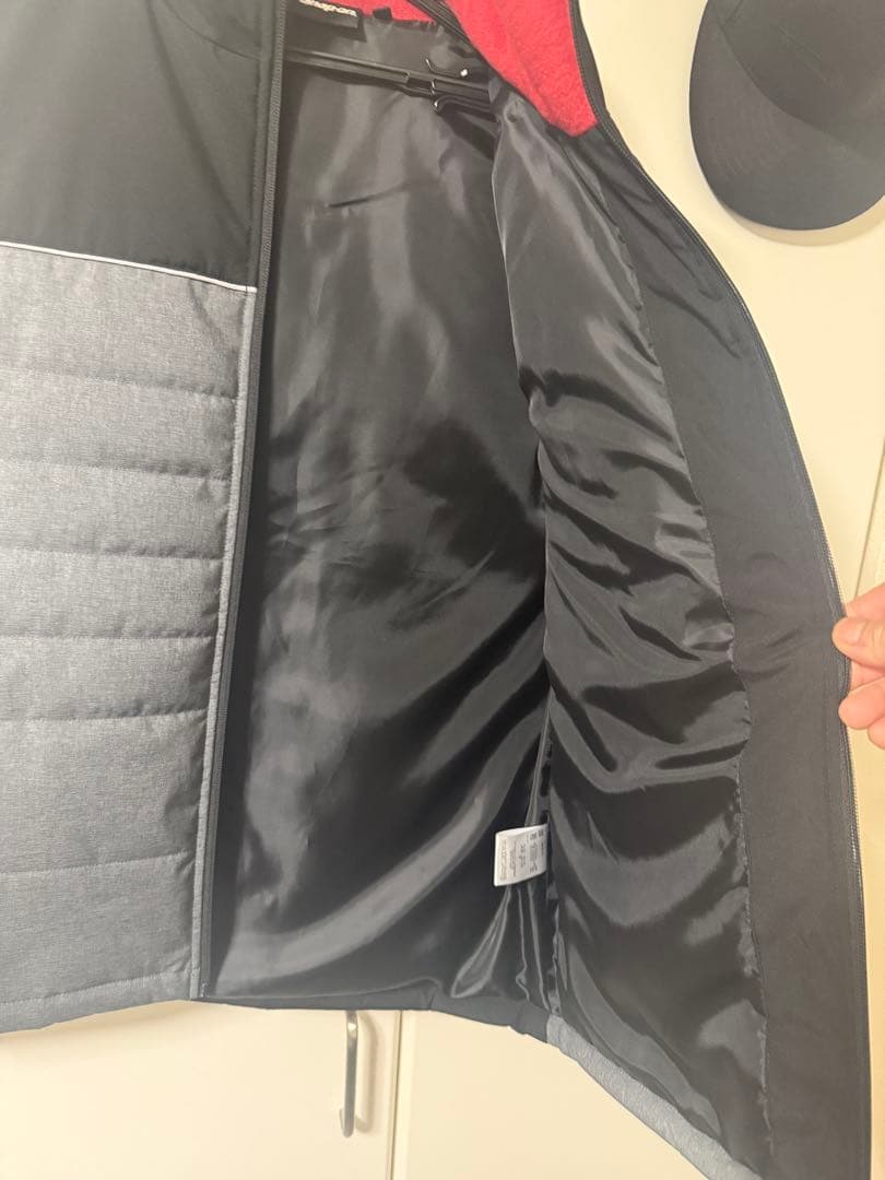 限定品 Snap-on ジップアップベスト スナップオン 黒/グレー Mサイズ