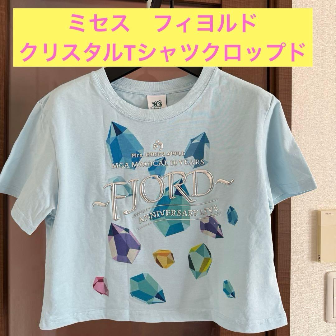 ☆ミセス大森さん着用☆フィヨルド クリスタルTシャツ クロップド