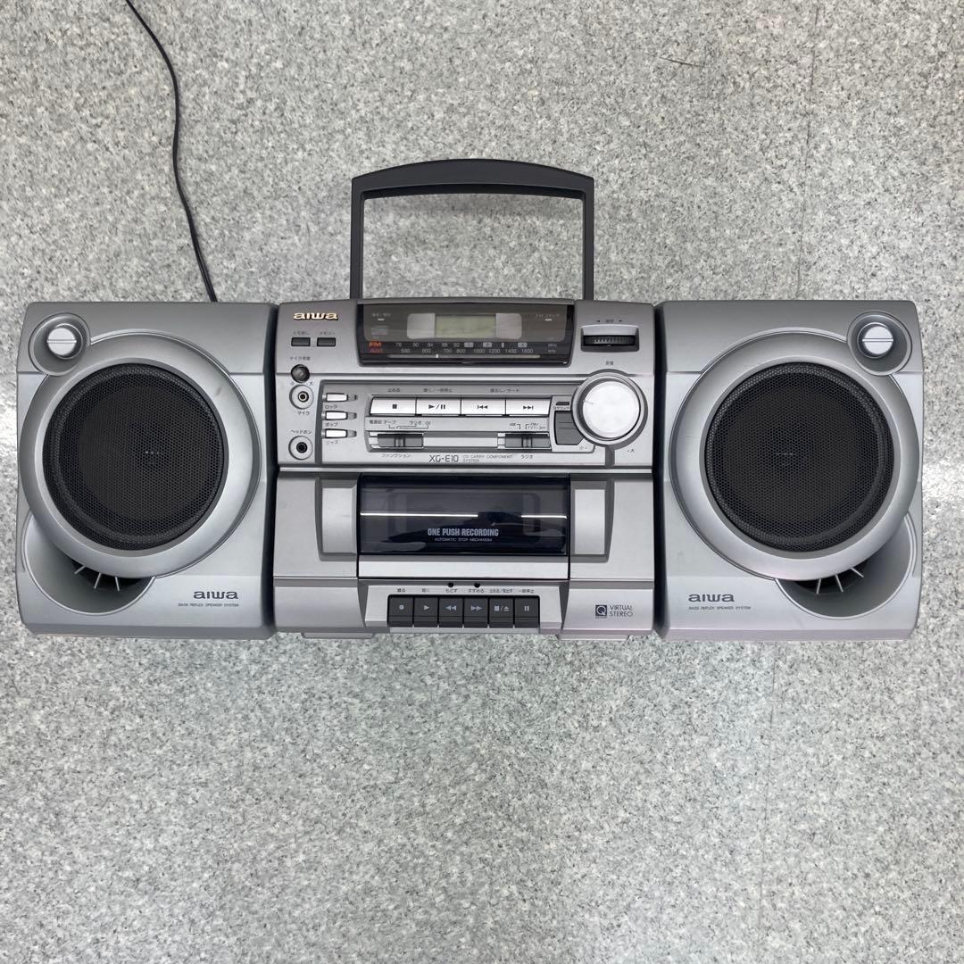 aiwa XG-E10 CD・AM/FMラジオ・カセットデッキ - メルカリ