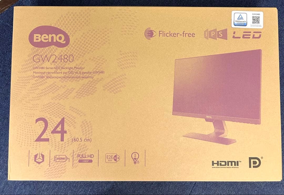 BenQ GW2480 24インチ LEDモニター BenQ GW2480 Computer Monitor 24