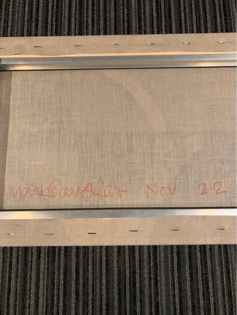 個展作品 mark gonzales gonz マークゴンザレス 直筆キャンバス個展