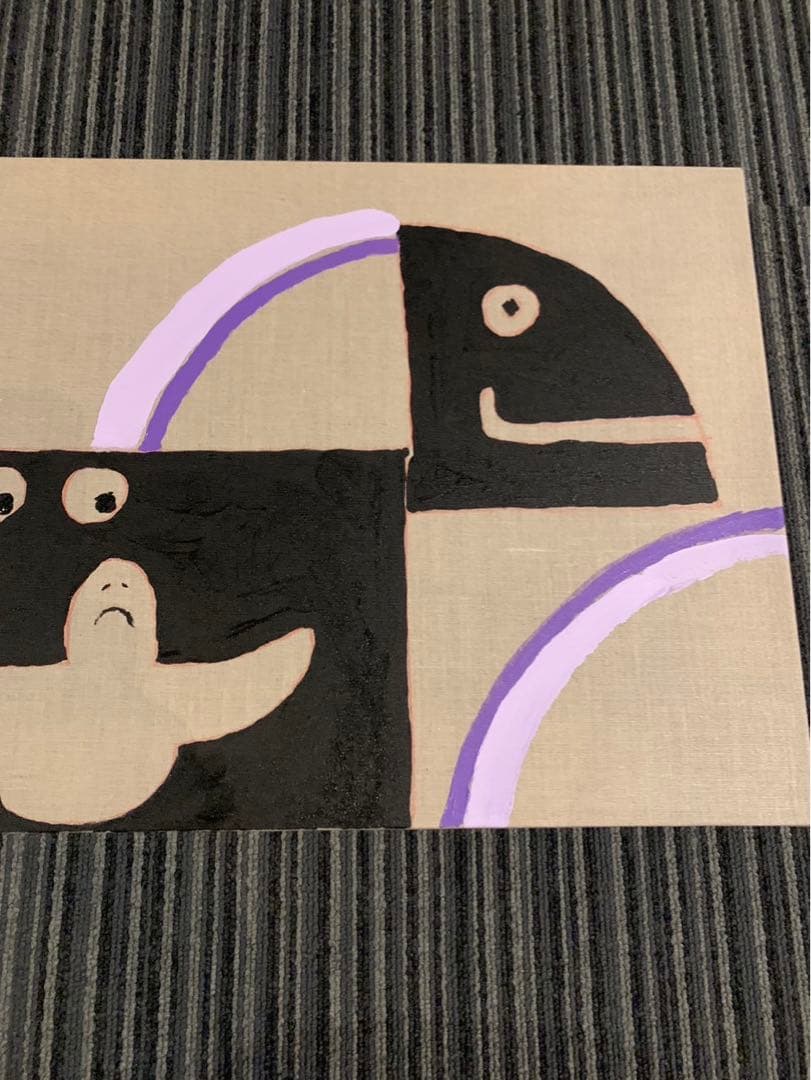 個展作品 mark gonzales gonz マークゴンザレス 直筆キャンバス - メルカリ