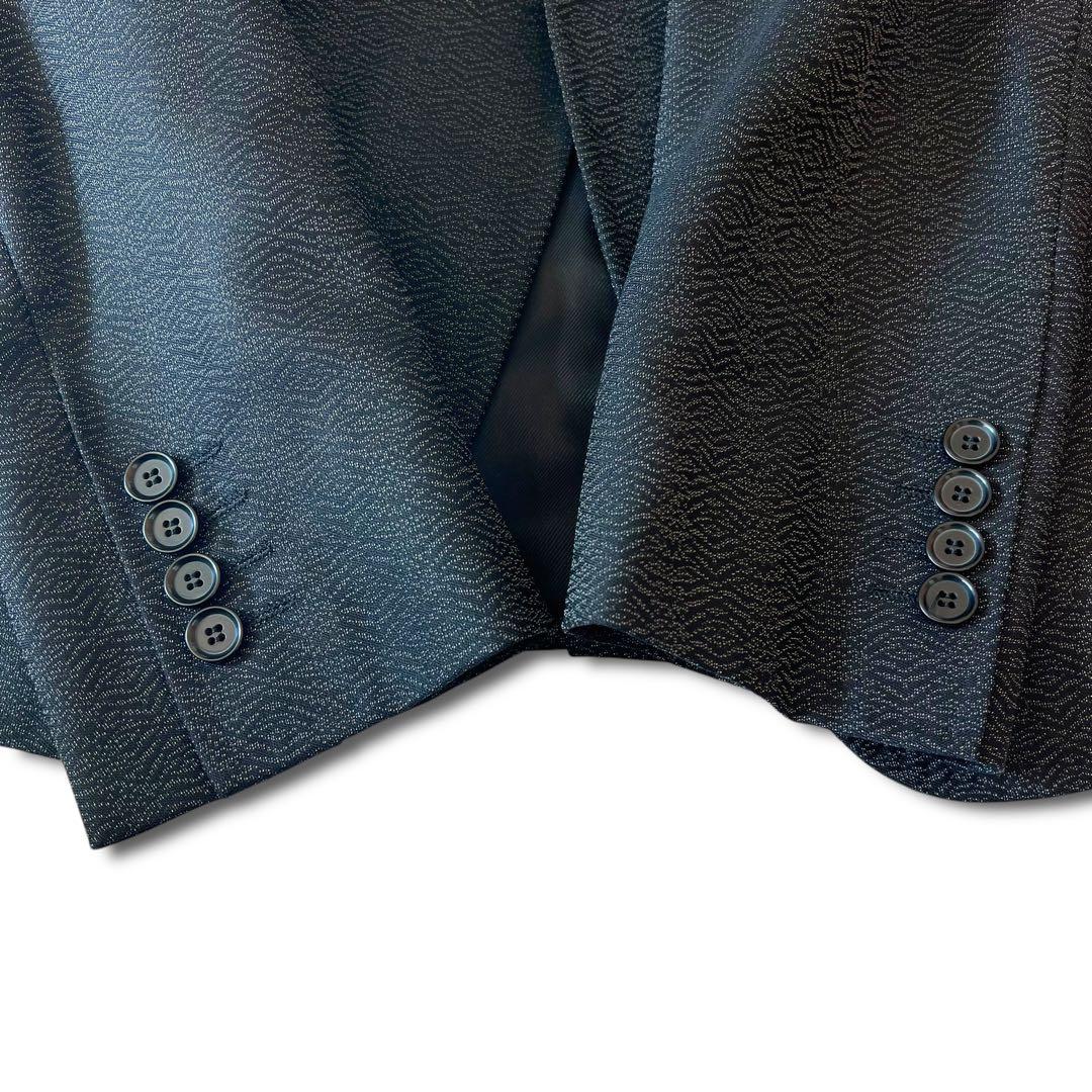 美品 ドルチェ アンド ガッバーナ ウェーブ ジャカード スーツ 44