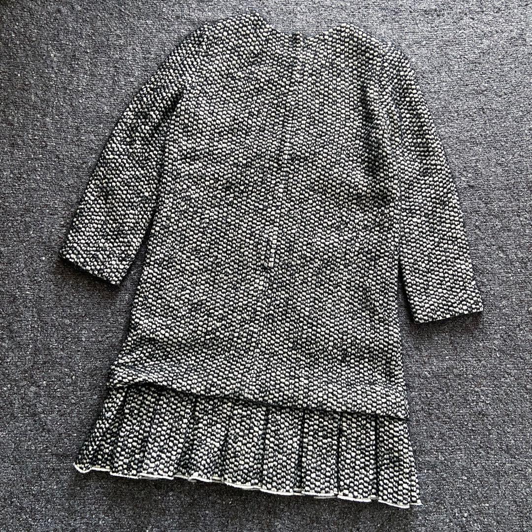 ドルチェ＆ガッバーナ ニット ツイードワンピース フリル ウール