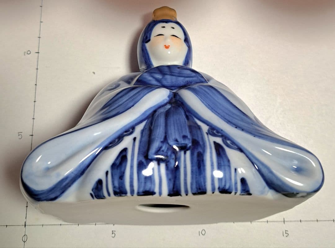HO328さま専用 特価 k-③ 九谷焼 ひな人形 5号 親王飾り 染付 - メルカリ