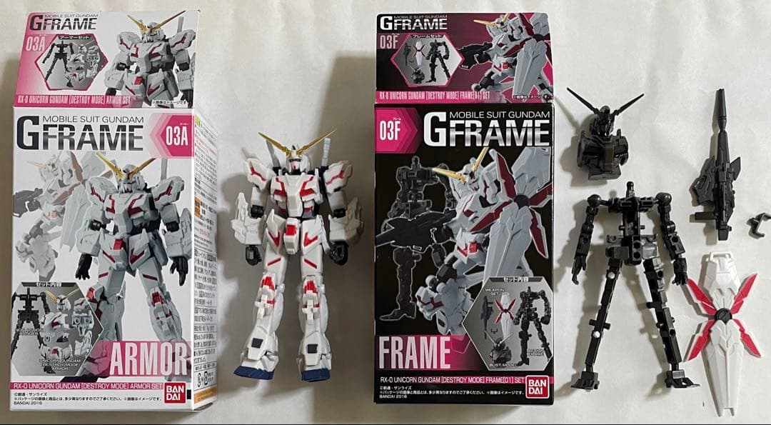 Gフレーム03 RX-78-2ガンダム他全6体(アーマー&フレームセット) - メルカリ